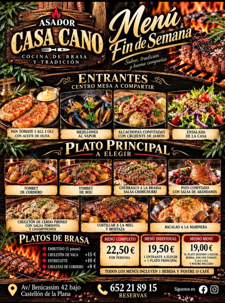 vengan a disfrutar de nuestra comida casera y nuestra variedad y brasa.